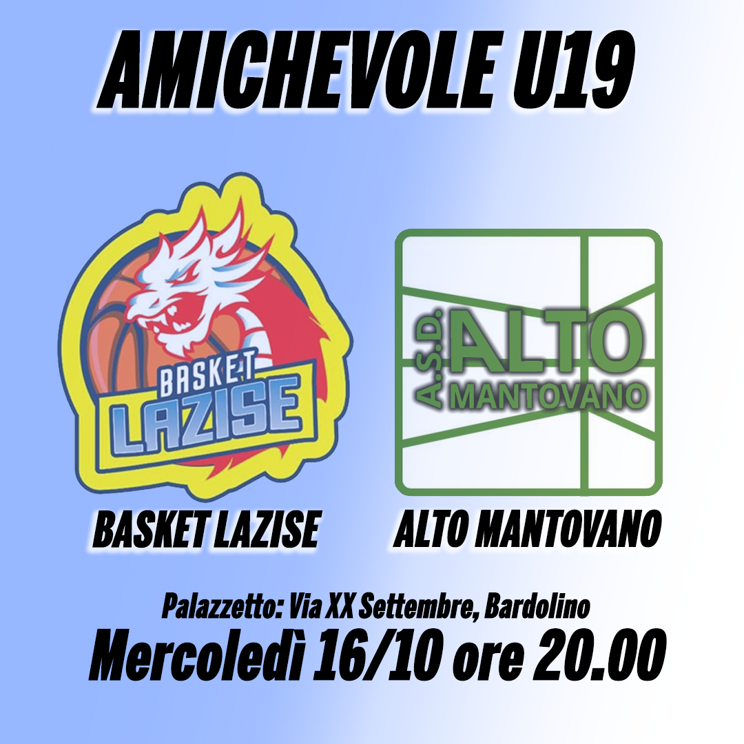 Amichevole U19 vs Alto Mantovano