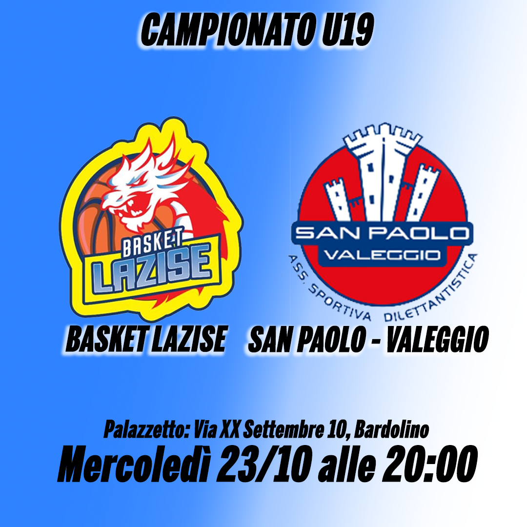 Partita U19 vs Valeggio Preview