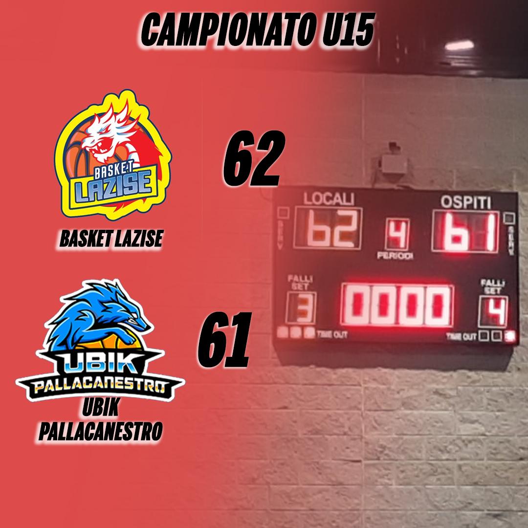 Partita U15 vs Ubik