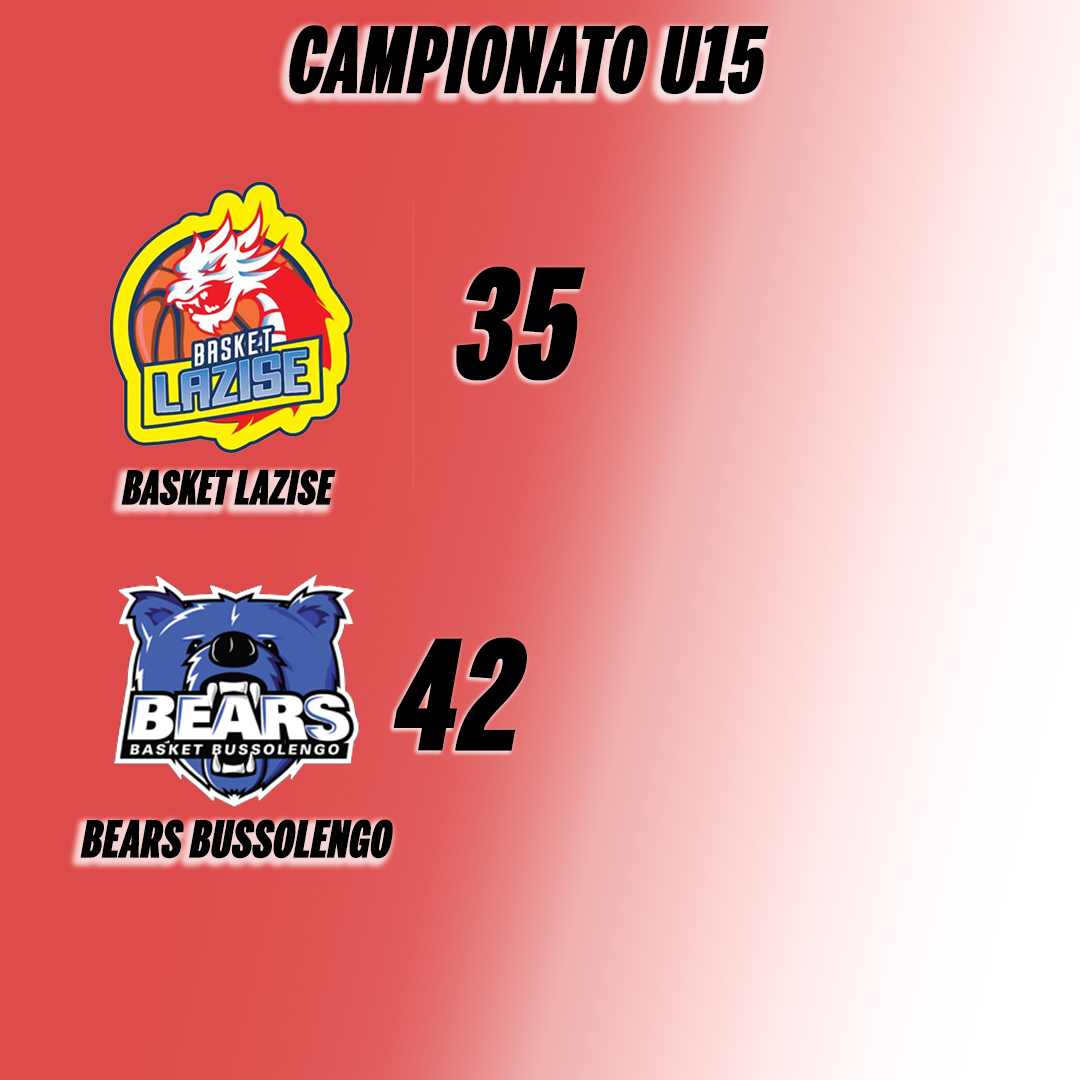 Partita U15 vs Bussolengo Bears
