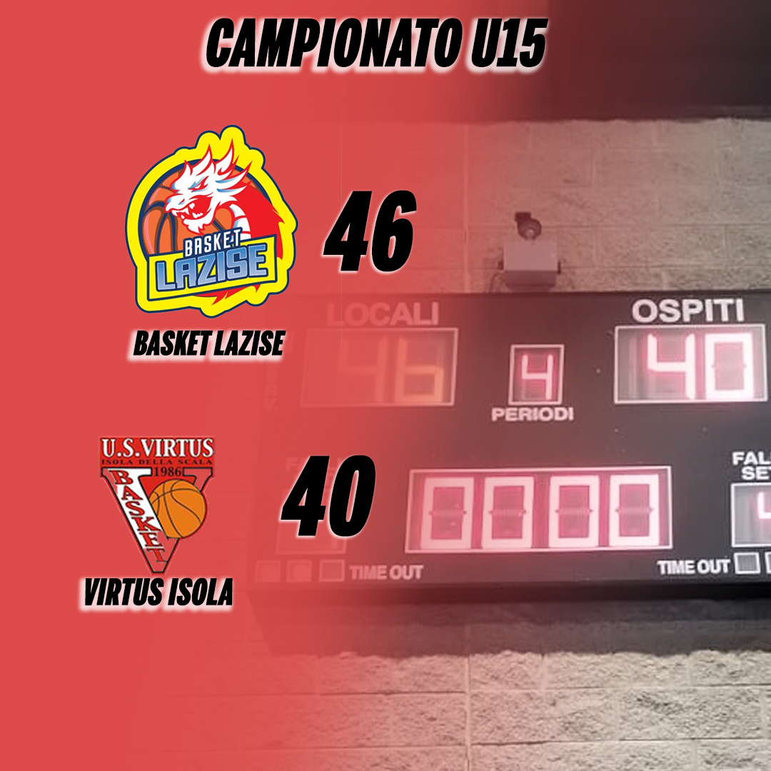 Partita U15 vs Virtus Isola