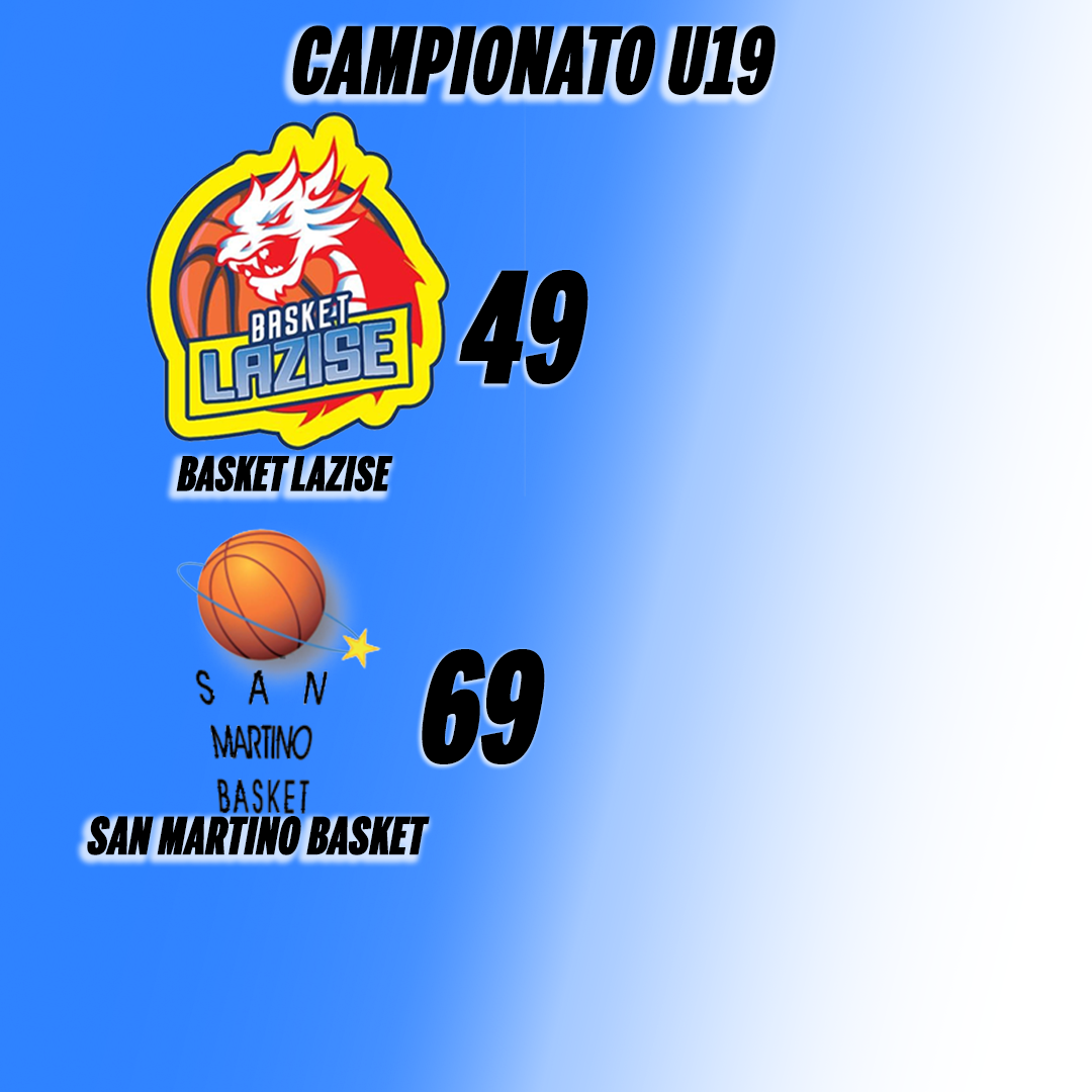 Partita U19 vs San Martino Basket